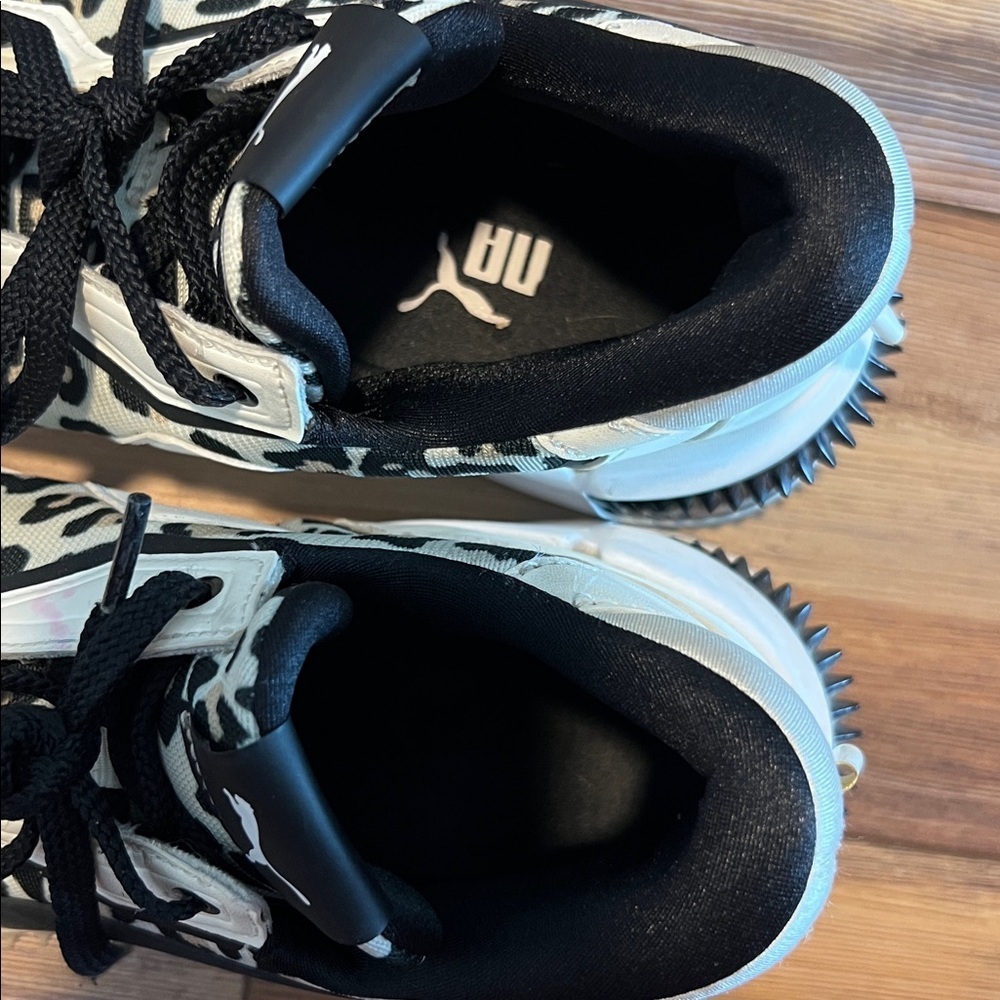 Women's Puma Provoke Xt Leopard Casual Training Sneakers 9.5 - Picture 6 of 9